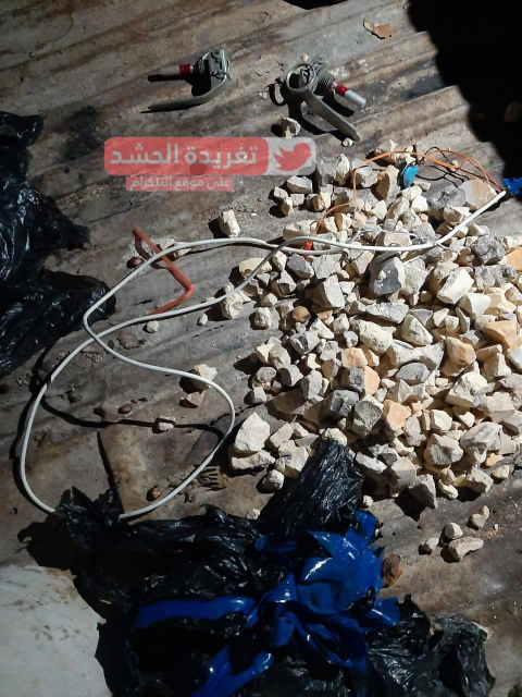 ضبط عجلة بيك اب بداخلها عبوة محلية الصنع في ابي ال
