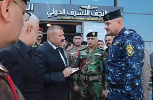 وزير الداخلية  يتابع اجراءات استقبال الزائرين في م