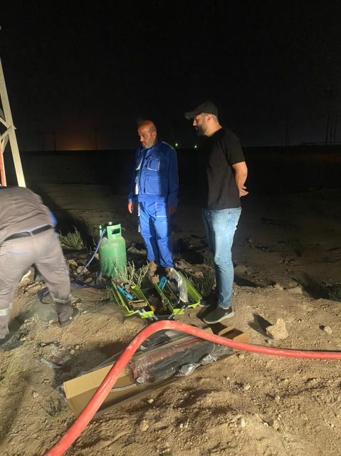 تعرض قابلو للسرقة والتخريب في محطة جنوبي الزبير ال