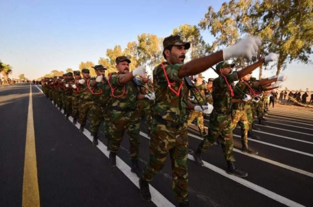 بحضور الكاظمي .. انطلاق استعراض الحشد الشعبي 