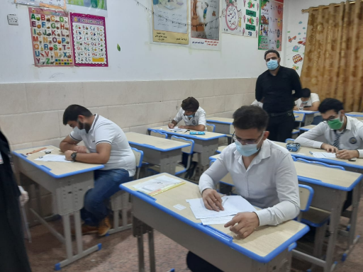 صحة البصرة " تتخذ إجراءات صحية للطلبة اثناء ا