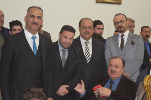 إتحاد الصحفيين فرع  الفرات الأوسط يحتفل بتكريم الم