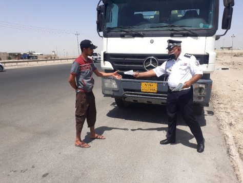 مرور البصرة توجه بنصب المفارز والدوريات المفاجئة ف