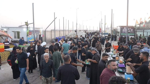 نائب رئيس مجلس البصرة يتابع  سير عملية تفويج الزائ