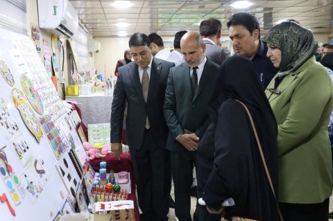 تربية البصرة تفتتح المعرض السنوي الرابع للوسائل التعليمية لص