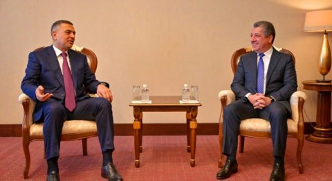 العيداني و بارزاني يؤكدان أهمية تعزيز التعاون بين البصرة وإق