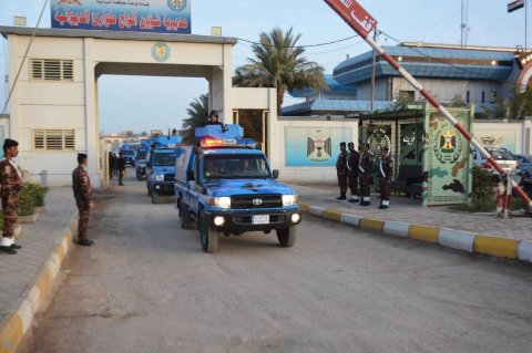 قائد شرطة الديوانية يودع ضابط وثلاث منتسبين السجن بعد اعتدائ