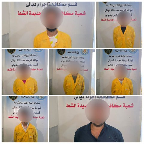 شرطة ديالى تطيح بعصابة من 7 متهمين متخصصة بسرقة أنابيب مياه الشرب في هبهب