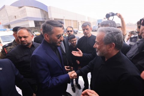 وزير الخارجية الإيراني يصل  الى محافظة النجف