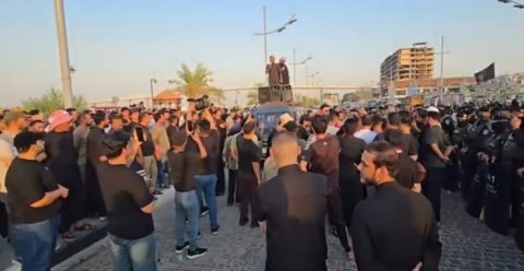 وقفة احتجاجية في البصرة تستنكر الاعتداءات على الصيادين العرا
