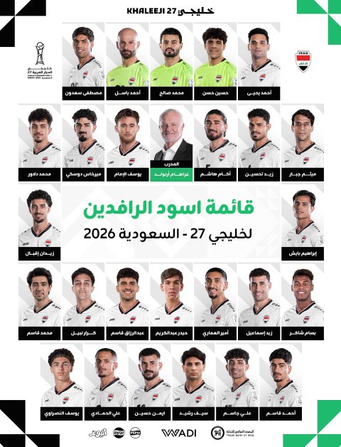 غراهام أرنولد يعلن قائمة منتخبنا الوطني لبطولة كأس الخليج ب2