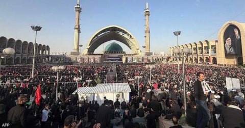 بدء مراسم تشييع جثمان المرشد الأعلى السيد علي خامنئي