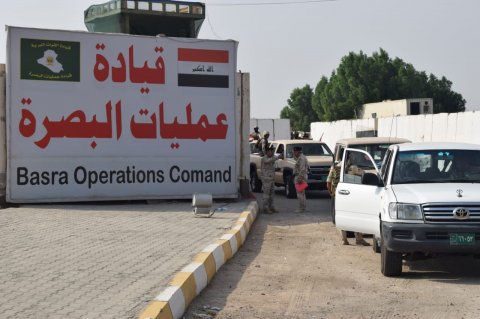 قيادة عمليات البصرة :  اتلاف مخلفات حربية في منطقة الرميلة ا