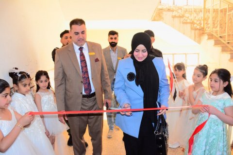 بمشاركة  80 مدرسة ....افتتاح  المعرض السنوي لمدارس قضاء القر