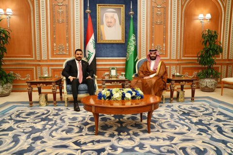الزيدي يلتقي العاهل السعودي …ويؤكد موقف العراق الثابت بعدم ا