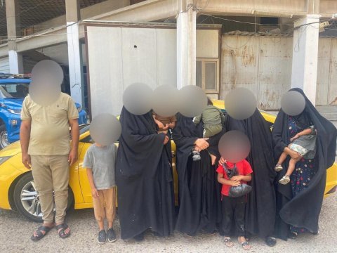 شرطة الرصافة تطيح بمتهم يقوم بنقل وتوزيع المتسولات من جانب ا
