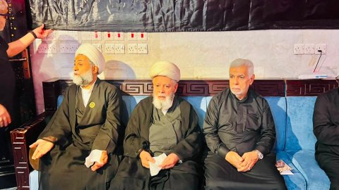 البصريون يحيون ذكرى رحيل الرسول الأعظم بحفل تأبيني في مسجد ا