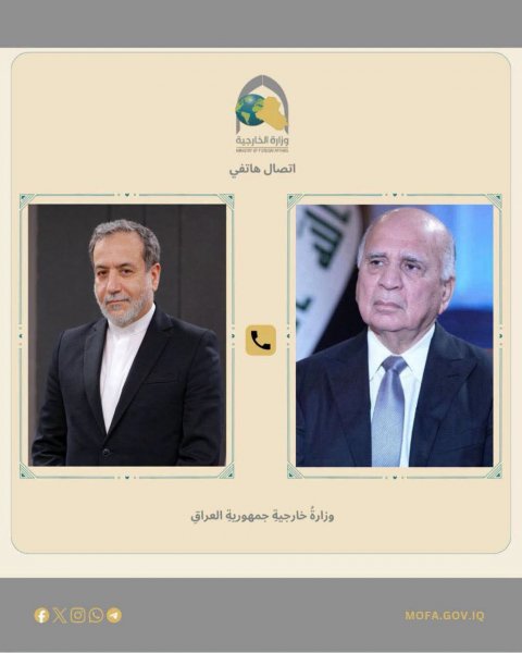 وزير الخارجية يتلقى اتصالاً من نظيره الإيراني بشأن تطورات ال