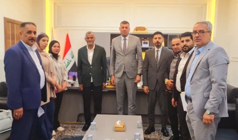 معاون محافظ البصرة  يبحث مع قائممقام القرنة افتتاح مركز مهني