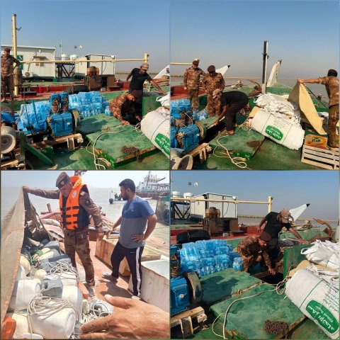 حدود المنطقة الرابعة  تنفذ عمليات  تفتيش