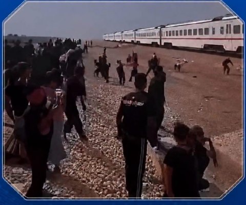شرطة سكك الحديد: فيديو رشق القطار بالحجا