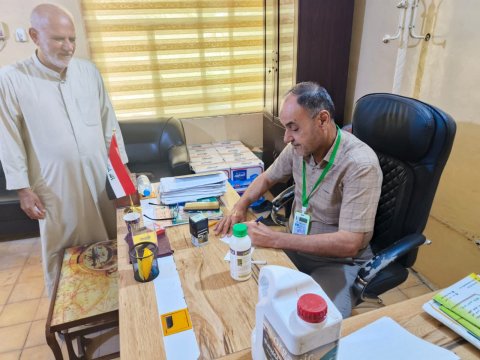 زراعة البصرة تباشر بتوزيع مبيدات مجانية لمكافحة آفة عنكبوت ا
