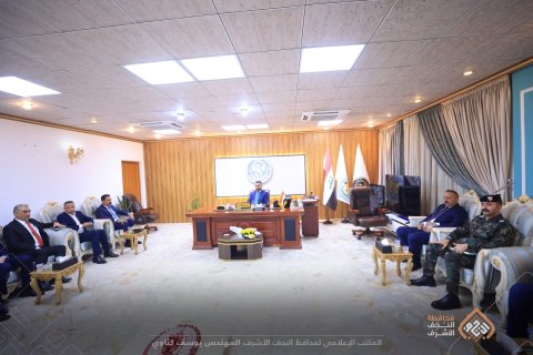 محافظ النجف يزور مديرية الإستخبارات ومكافحة الإرهاب... ويؤكد أهمية التكامل الأمني