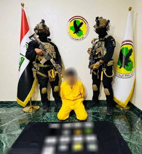 جهاز مكافحة الإرهاب يلقي القبض على احد الارهابيين  وتفكيك عد