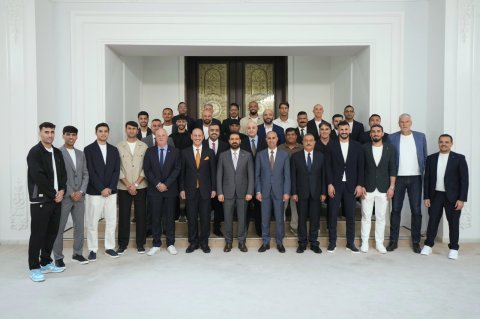 الزيدي  يؤكد ثقته بقدرة لاعبي المنتخب الوطني على تحمل المسؤو