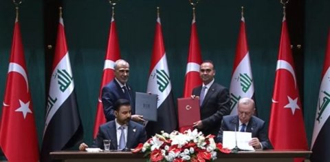 الزيدي واردوغان يرعيان مراسم توقيع عدد من مذكرات التفاهم بين