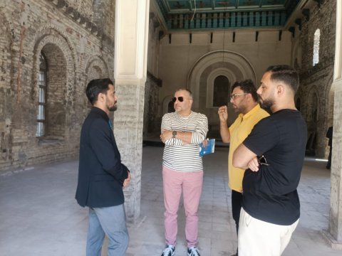 مفتشية آثار وتراث البصرة تبحث مع الملحق الثقافي الفرنسي تعزي