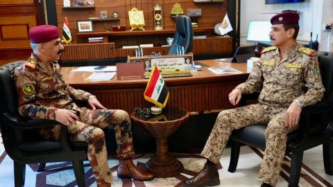 رئيس أركان الجيش يبحث مع رئيس جهاز مكافحة الإرهاب الوضع الأم