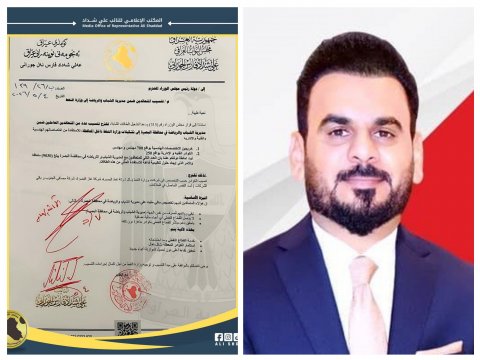علي شداد  : رئيس الوزراء يوافق على تنسيب (1000) شاب للعمل في
