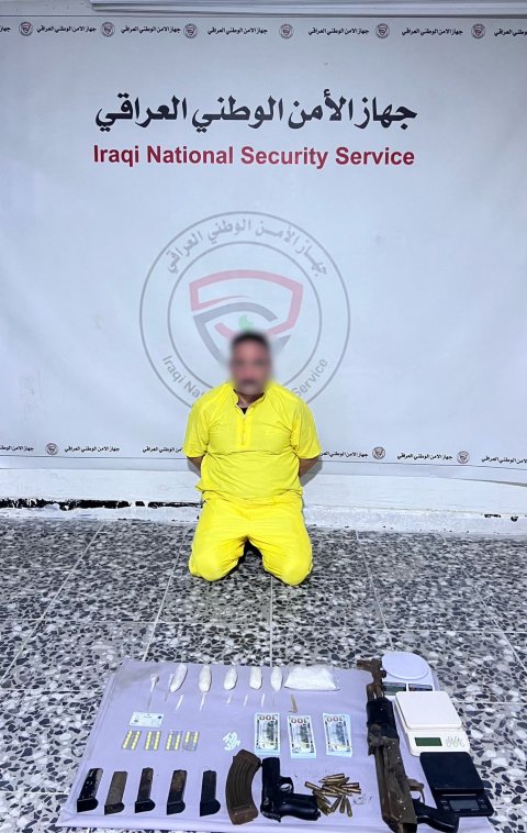 الأمن الوطني يطيح بتاجر مخدرات في البصرة ويضبط كريستال وأموا