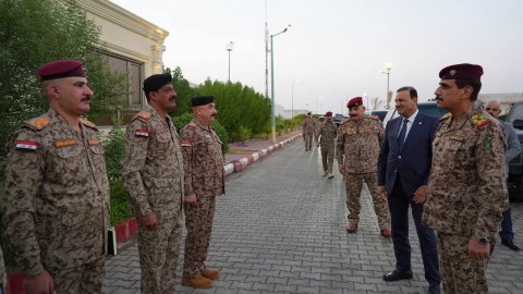 رئيس أركان الجيش يجري زيارة تفقدية الى قيادة عمليات البصرة ل