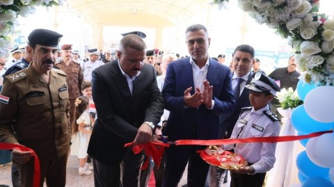 وزير الداخلية   يفتتح المبنى الجديد لمديرية مرور البصرة